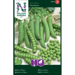 Marvært 'Markana' Pisum Sativum 'Markana' Pose Med Frø Eller Løg, 25