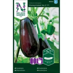 Aubergine 'Moneymaker No.2' F1 Solanum Melongena 'Moneymaker No.2' F1