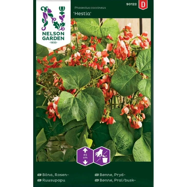 Pralbønne 'Hestia' Phaseolus Coccineus 'Hestia' 1 Pralbønne 'Hestia' Phaseolus Coccineus 'Hestia'