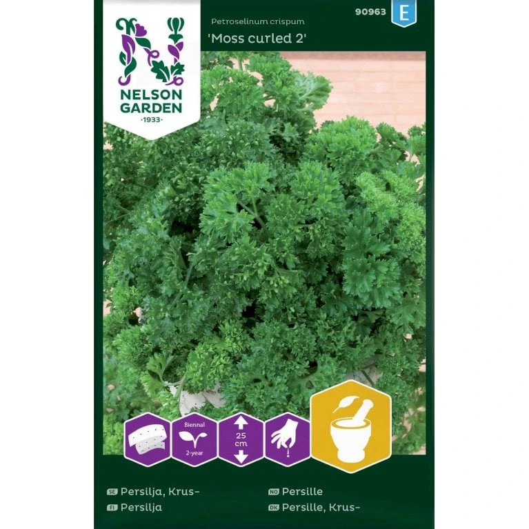 Osmo Kruspersille 'Moss Curled 2' Såbånd Petroselinum Crispum 'Moss Curled 2' 1 Osmo Kruspersille 'Moss Curled 2' Såbånd Petroselinum Crispum 'Moss Curled 2'