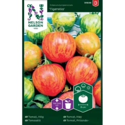 Tomat 'Tigerella' Solanum Lycopersicum 'Tigerella'