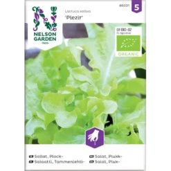 Pluksalat 'Plezir' Øko Lactuca Sativa 'Plezir' Frøpose, Antal Pr. Pakke, Ca. 50 Stk.