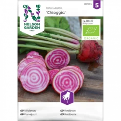Rødbede 'Chioggia' Øko Beta Vulgaris 'Chioggia' Frøpose, Antal Pr. Pakke, Ca. 60 Stk.