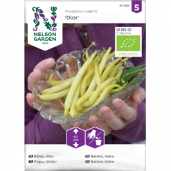 Voksbønne 'Dior' Øko Phaseolus Vulgaris 'Dior' Frøpose, Antal Pr. Pakke, Ca. 30 Stk.